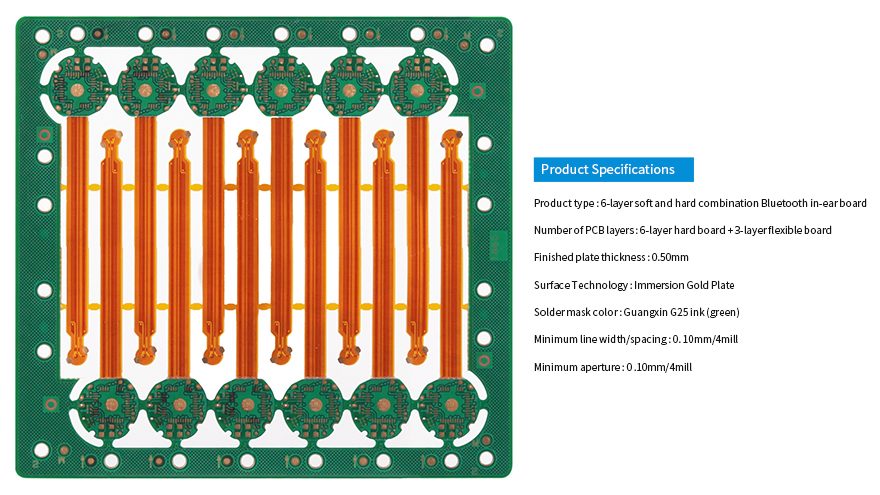 6-layer rigid-flex circuit board